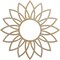 Ekena Millwork Daisy Wood Fretwork Pierced Ceiling Medallion, Hickory, 16"OD x 5 5/8"ID x 1/4"T CMWP16X16X0250DAHI - alternate 1